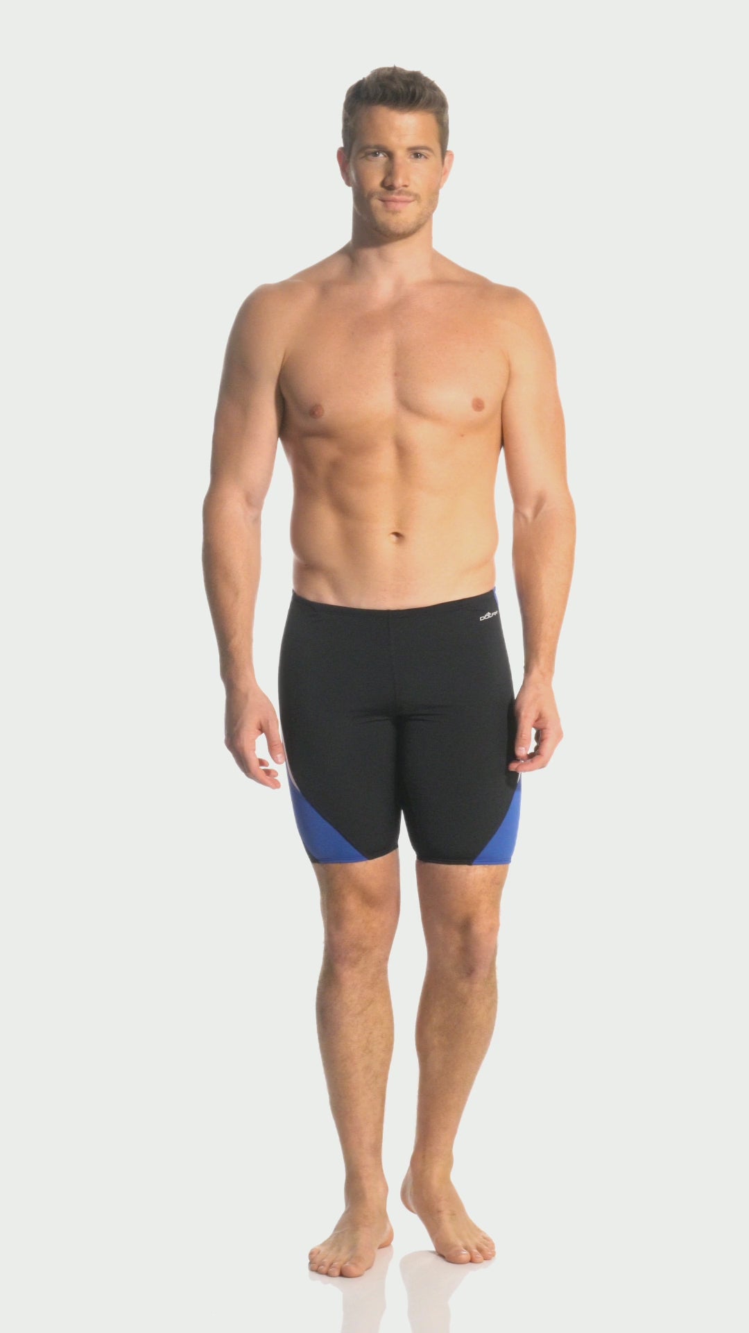 Dolfin Men's Chloroban Color Block Jammer Swimsuit at SwimOutlet.com