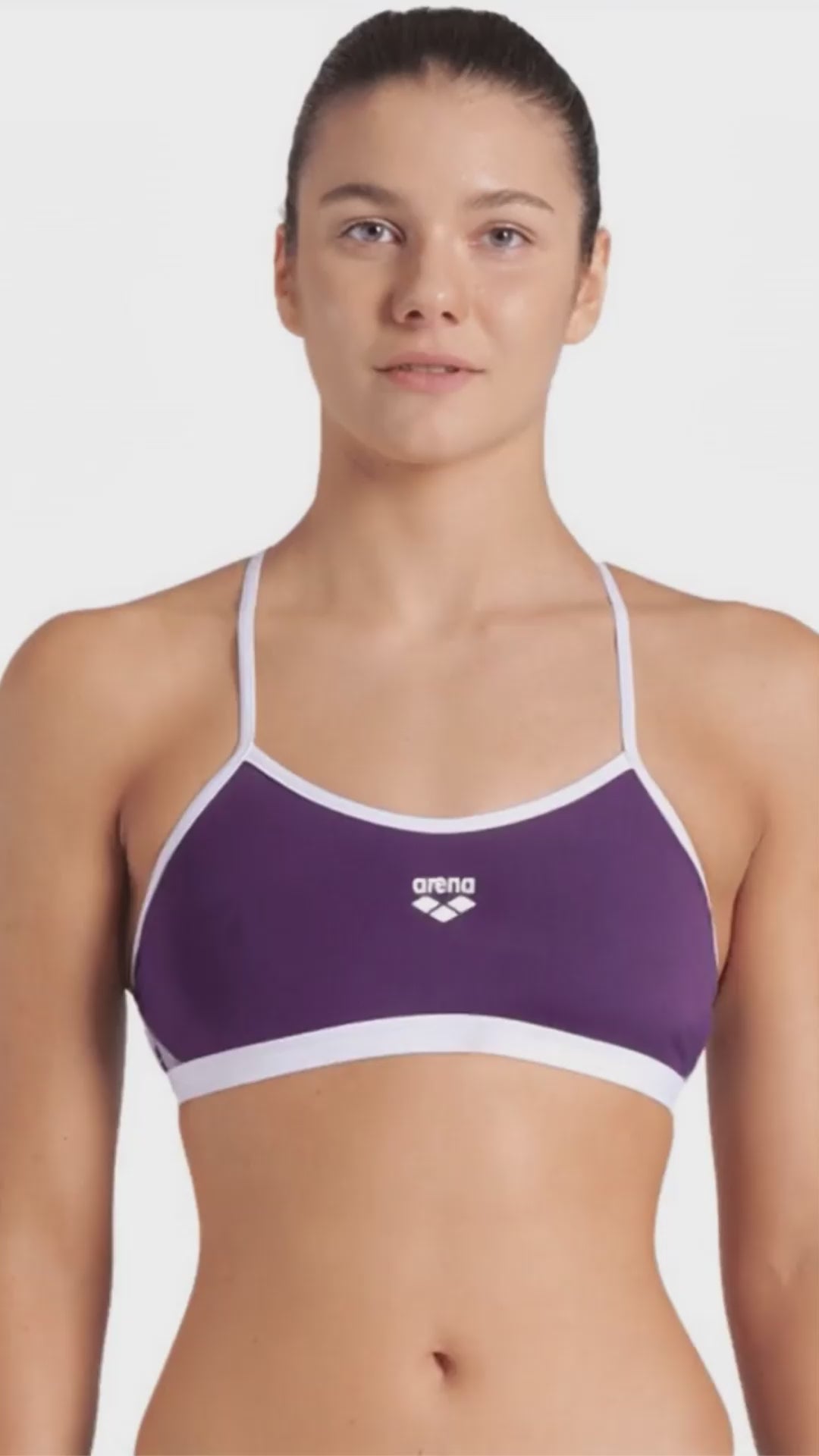 Arena Women's Icons Solid Cross Back Bikini Set at SwimOutlet.com