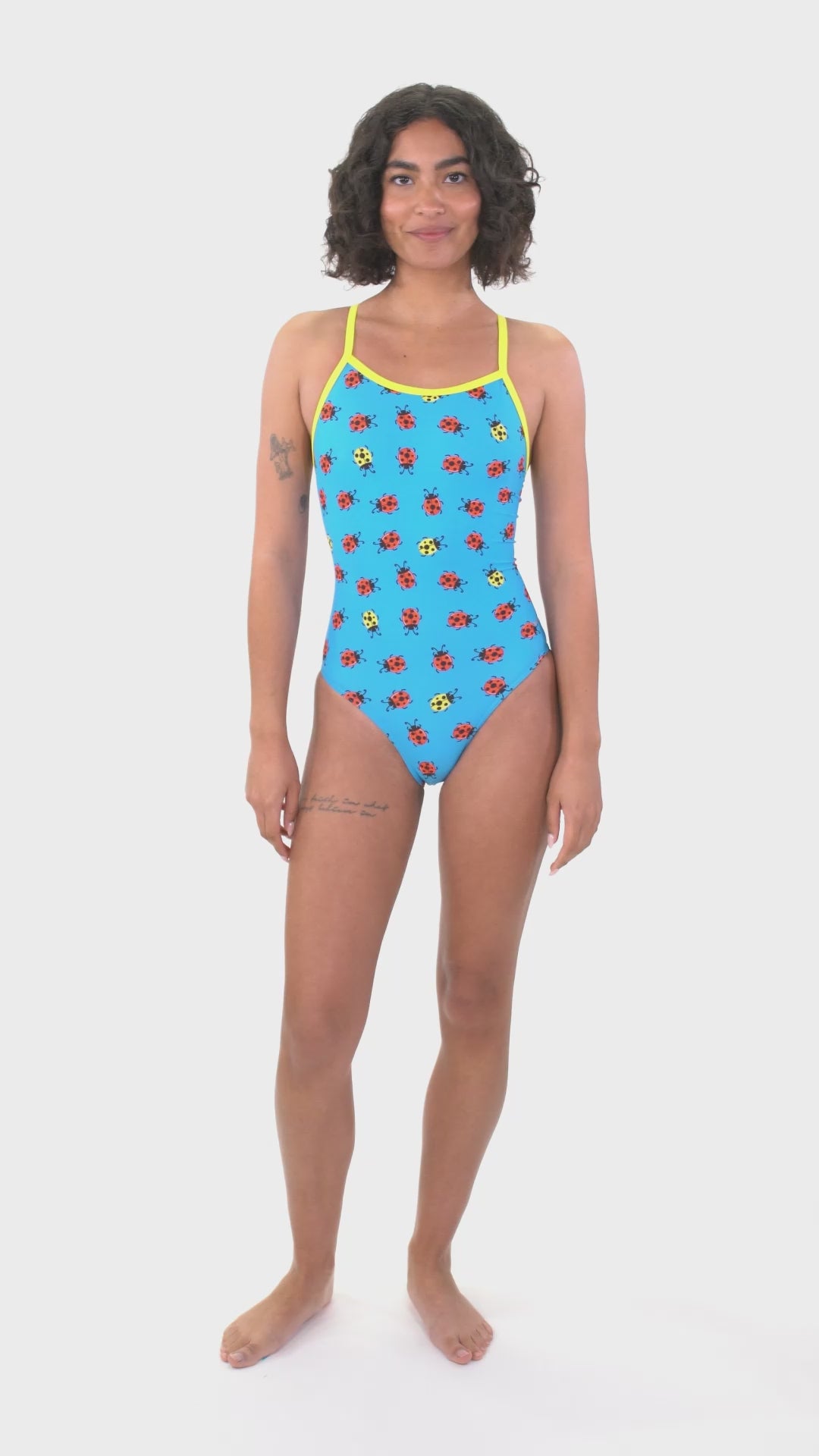 Sporti Ladybug Dance Thin Strap One Piece Swimsuit (22-44) at