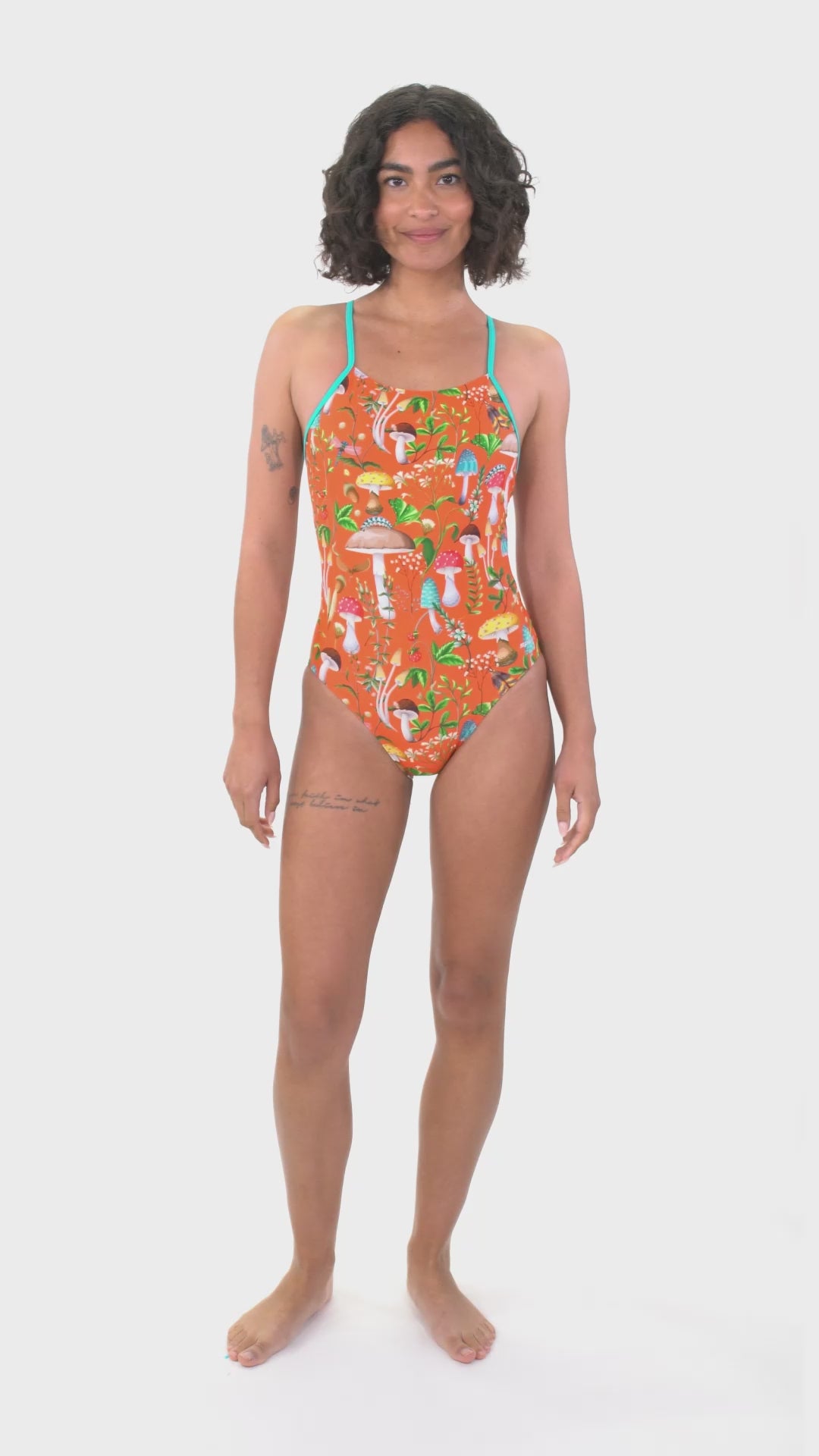 Sporti Toadstool Trails Micro Back One Piece Swimsuit (26-40) at