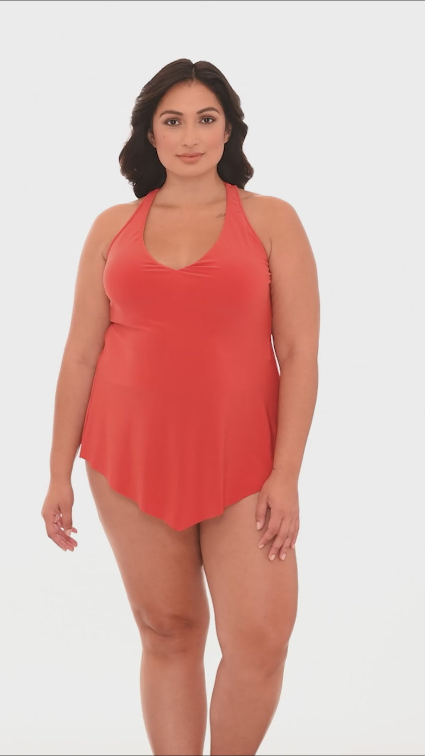 Miraclesuit Women's Swimwear Vesuvio Peephole High Neck