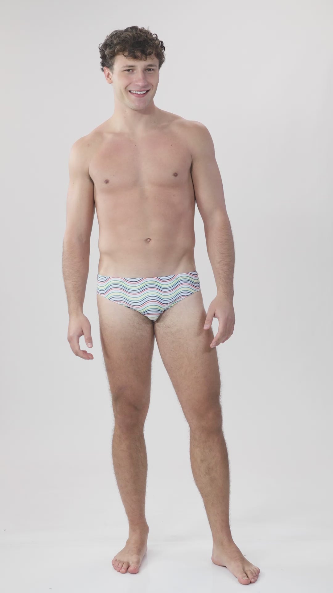 Sporti x Alex & Gretchen Walsh Tidal Taffy Brief Swimsuit (26-40
