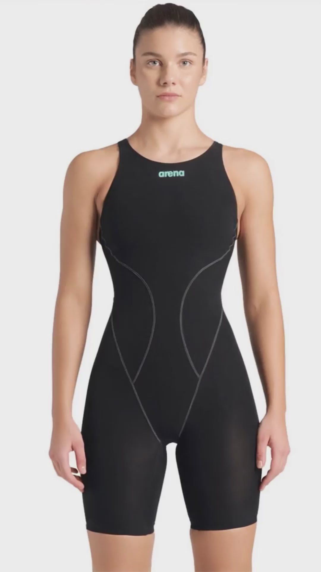 Arena Women's Powerskin Impulso Open Back Tech Suit Swimsuit at
