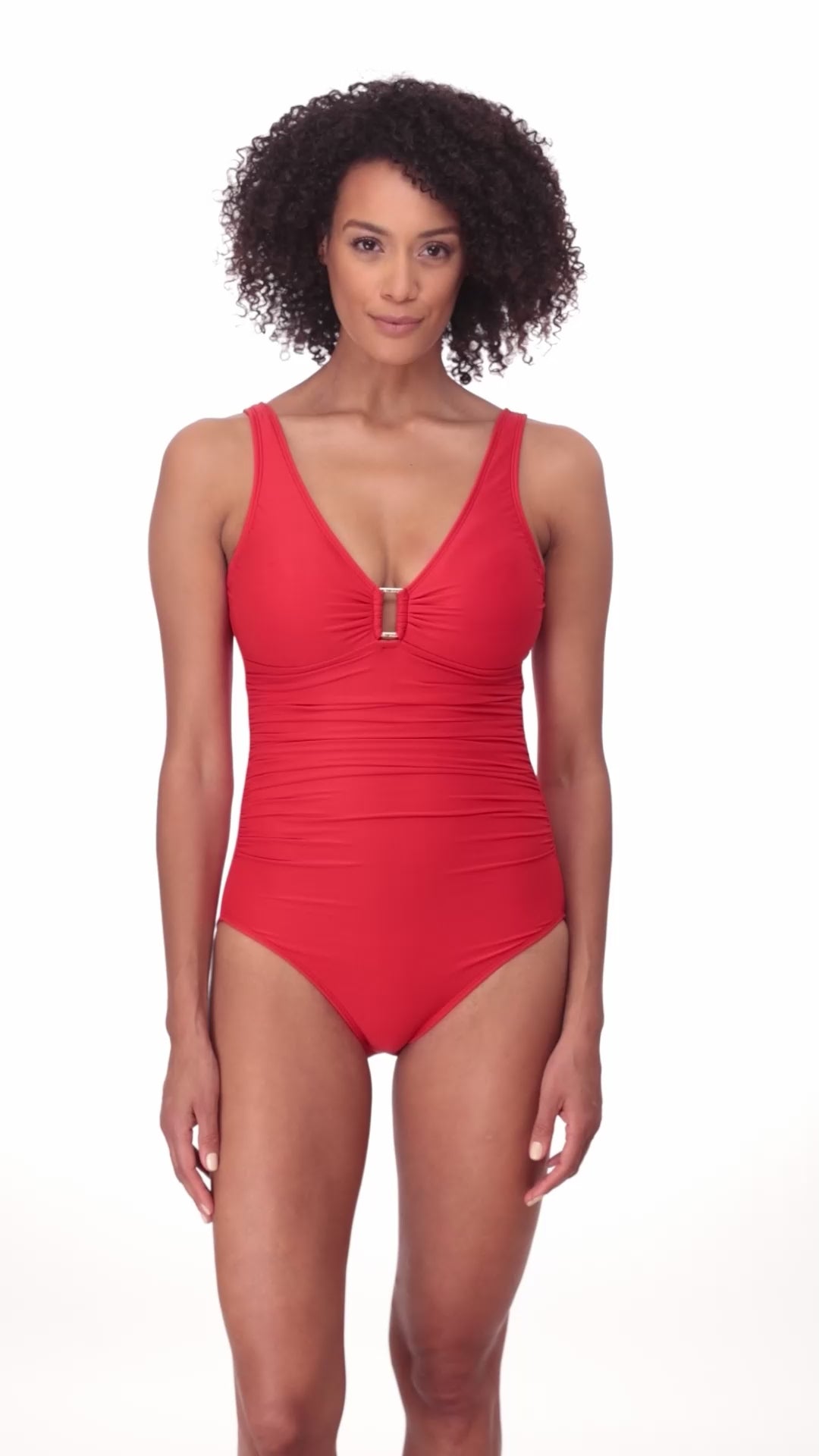 Ralph Lauren Women's Beach Club Solids Ring One Piece