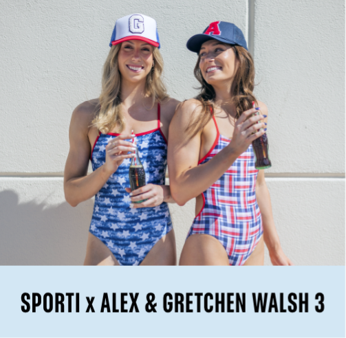 Sporti x Alex & Gretchen Walsh (Star Spangled Summer)