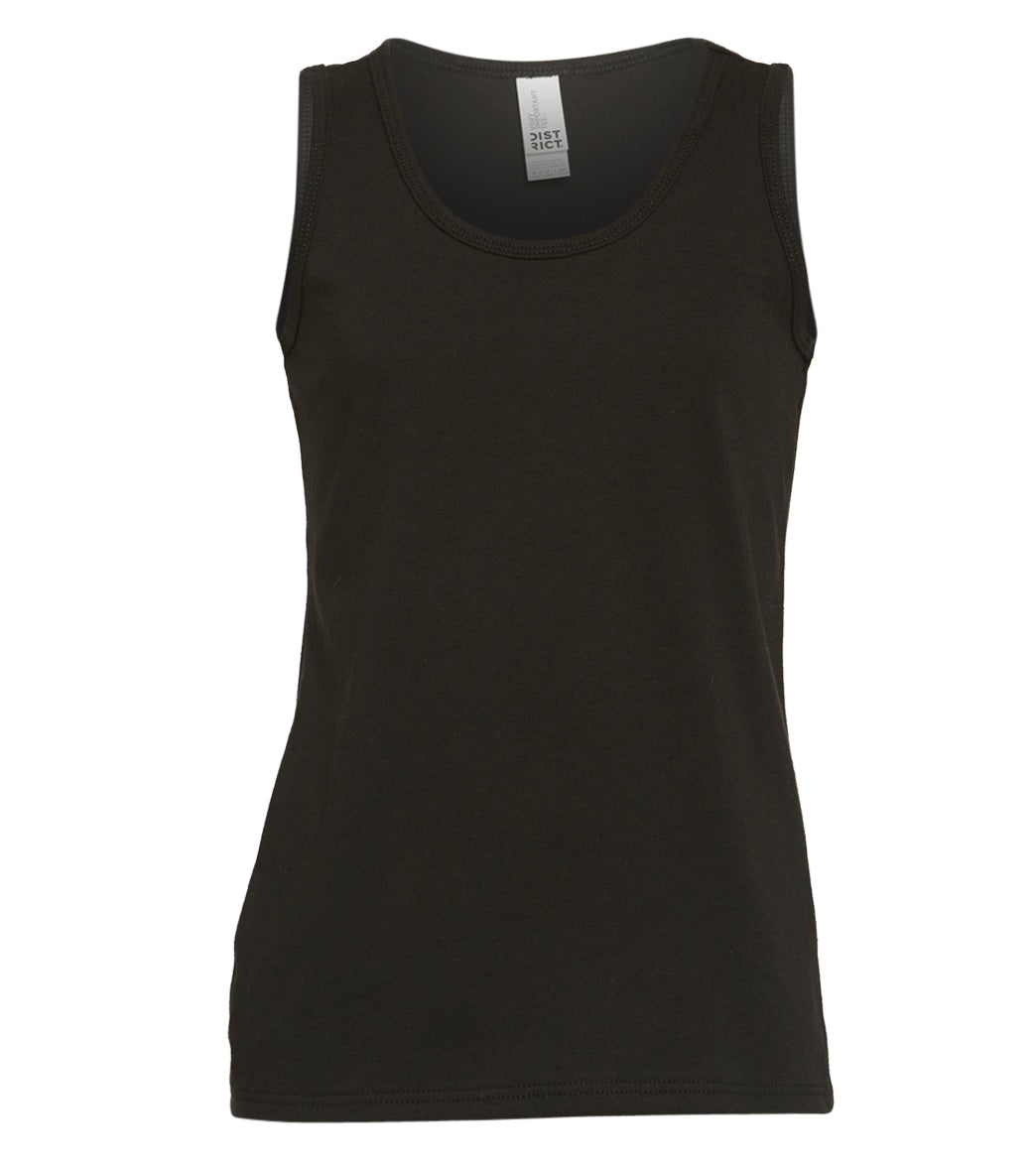 SwimOutlet Girls Ribbed Neck Tank Top