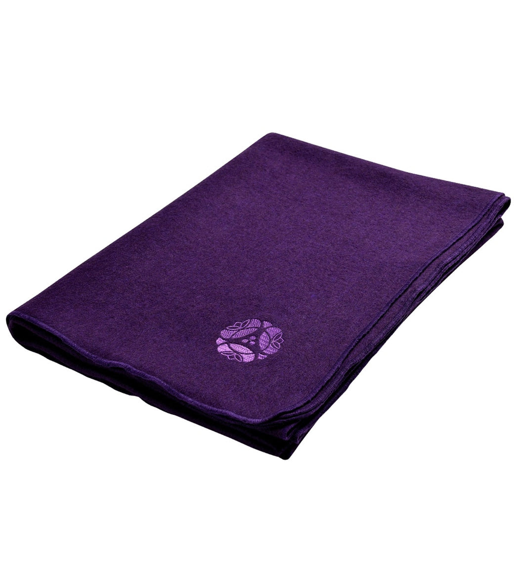 Hugger Mugger Deluxe Wool Blanket Plum at