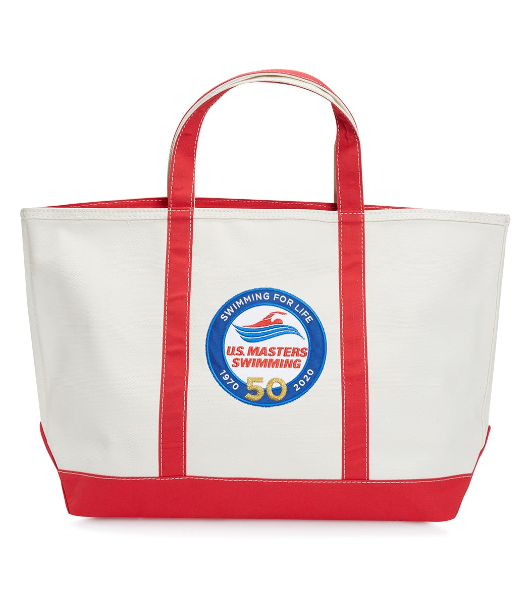 USMS 50th Anniversary Zip Top Canvas Tote Bag at SwimOutlet.com
