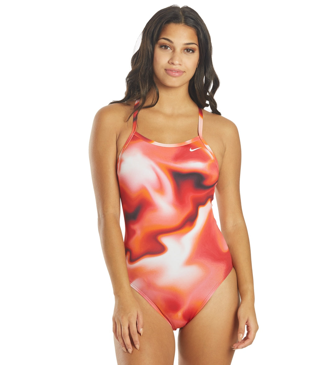 Nike Womens Amp Axis Racerback One Piece Swimsuit