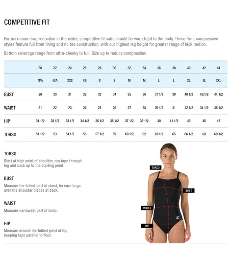 Speedo Women's Coded Riff Flyback One Piece Swimsuit at SwimOutlet.com