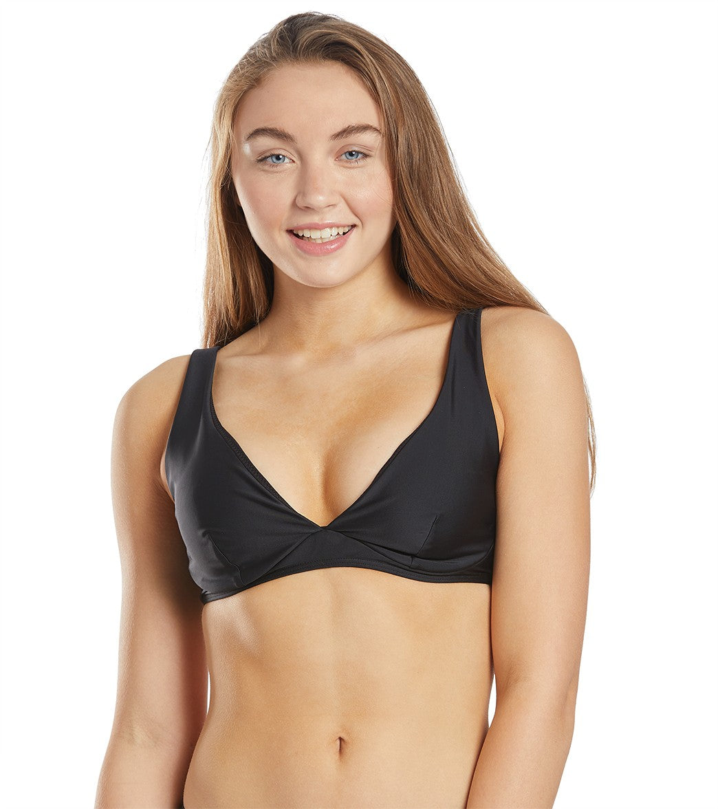 Rip Curl Women's Classic Surf Eco Plunge Bikini Top (D/DD Cup) at