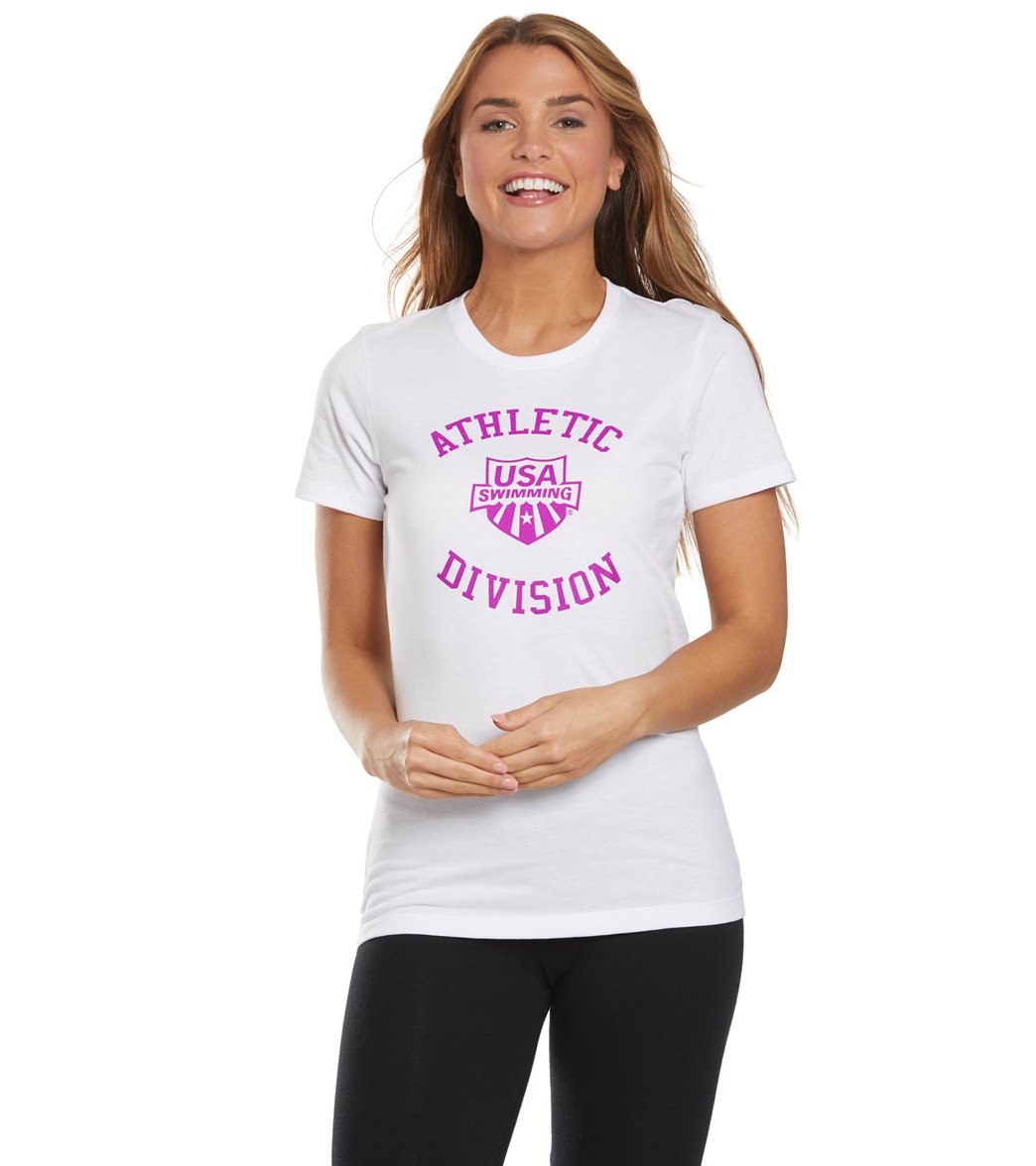 USA Swimming Womens Athletic Division Crew Neck T-Shirt at SwimOutlet