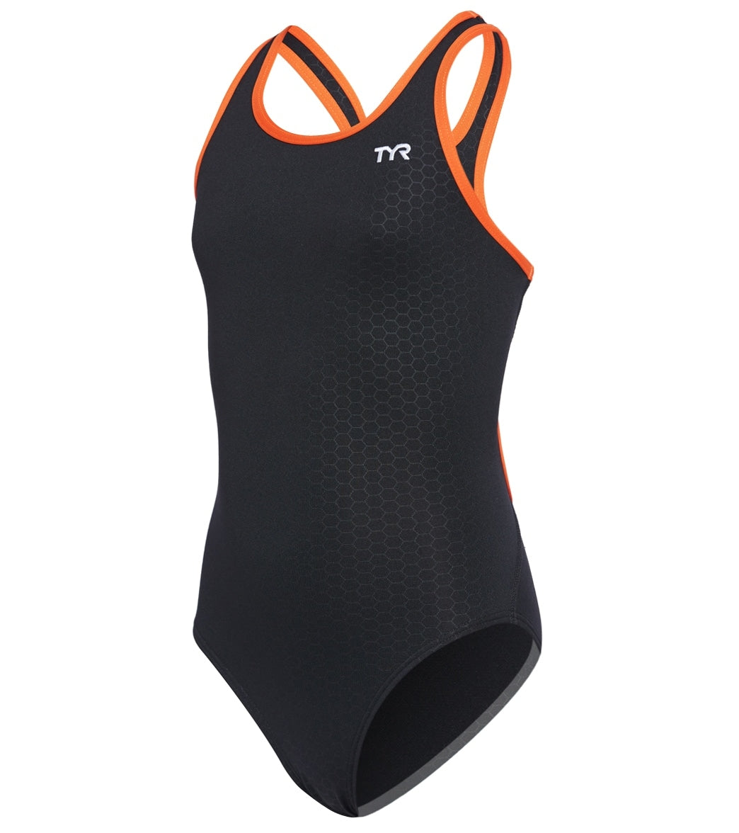 TYR Girls' Hexa Maxfit One Piece Swimsuit at