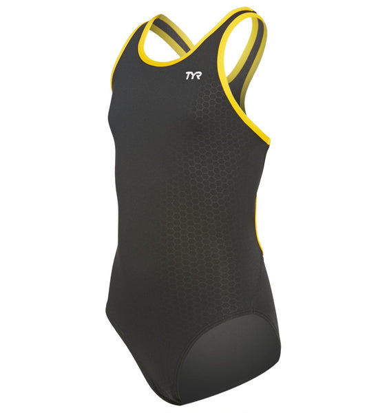 TYR Girls' Hexa Maxfit One Piece Swimsuit at
