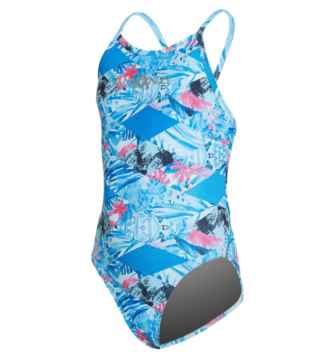 Amanzi Girls' Island Breeze One Piece Swimsuit at