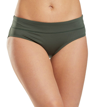 Womens Essentials High Waist Tanga Bikini Brief - Green - 8, Green, £5.00