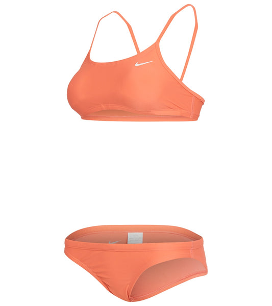 offset geef de bloem water Minst Nike Women's Solid Racerback Bikini Top Set at SwimOutlet.com
