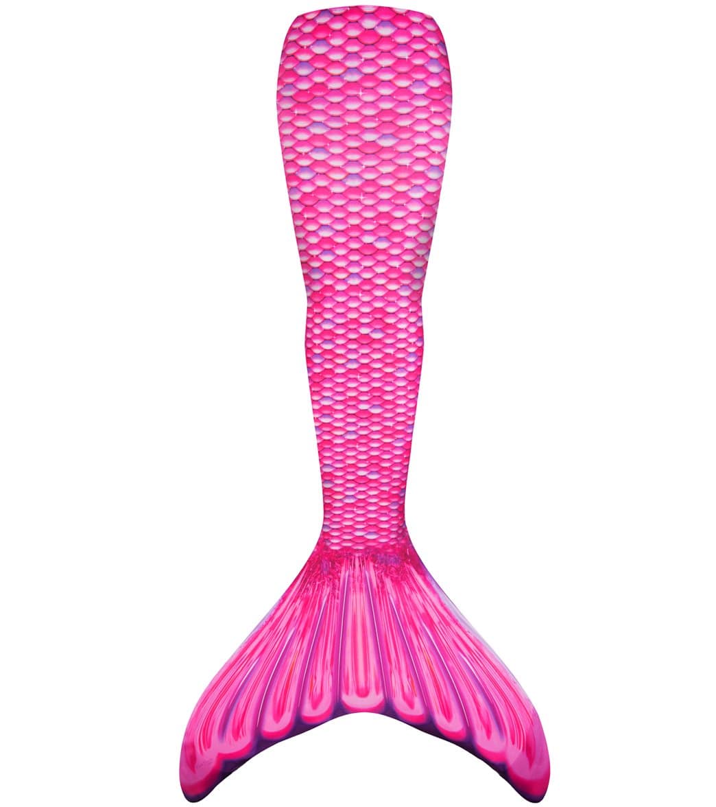 Fin Fun Malibu Pink Mermaid Tail & Monofin (Youth/Adult) Malibu Pink at ...