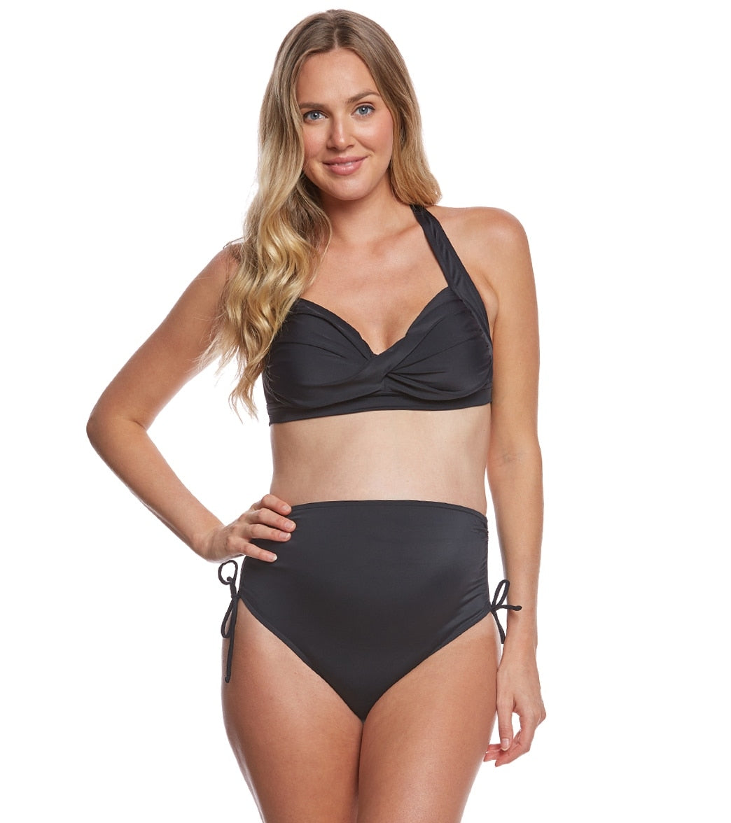 Prego Maternity Swimwear Solid Bombshell Bikini Set