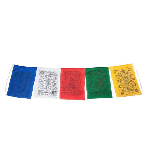 dZi Gu-Chu-Sum Medium Five Deities Prayer Flag