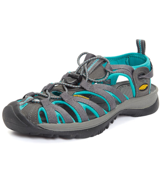KEEN Womens Whisper Closed Toe Sport Sandals TaupeCoral 10