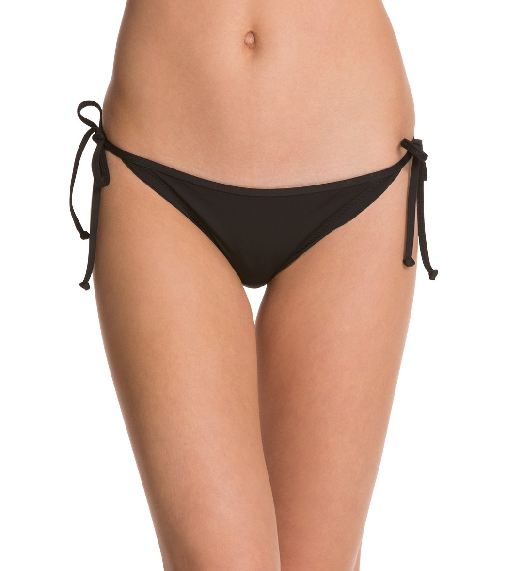 Eidon Solid Tiki Tie Side Bikini Bottom