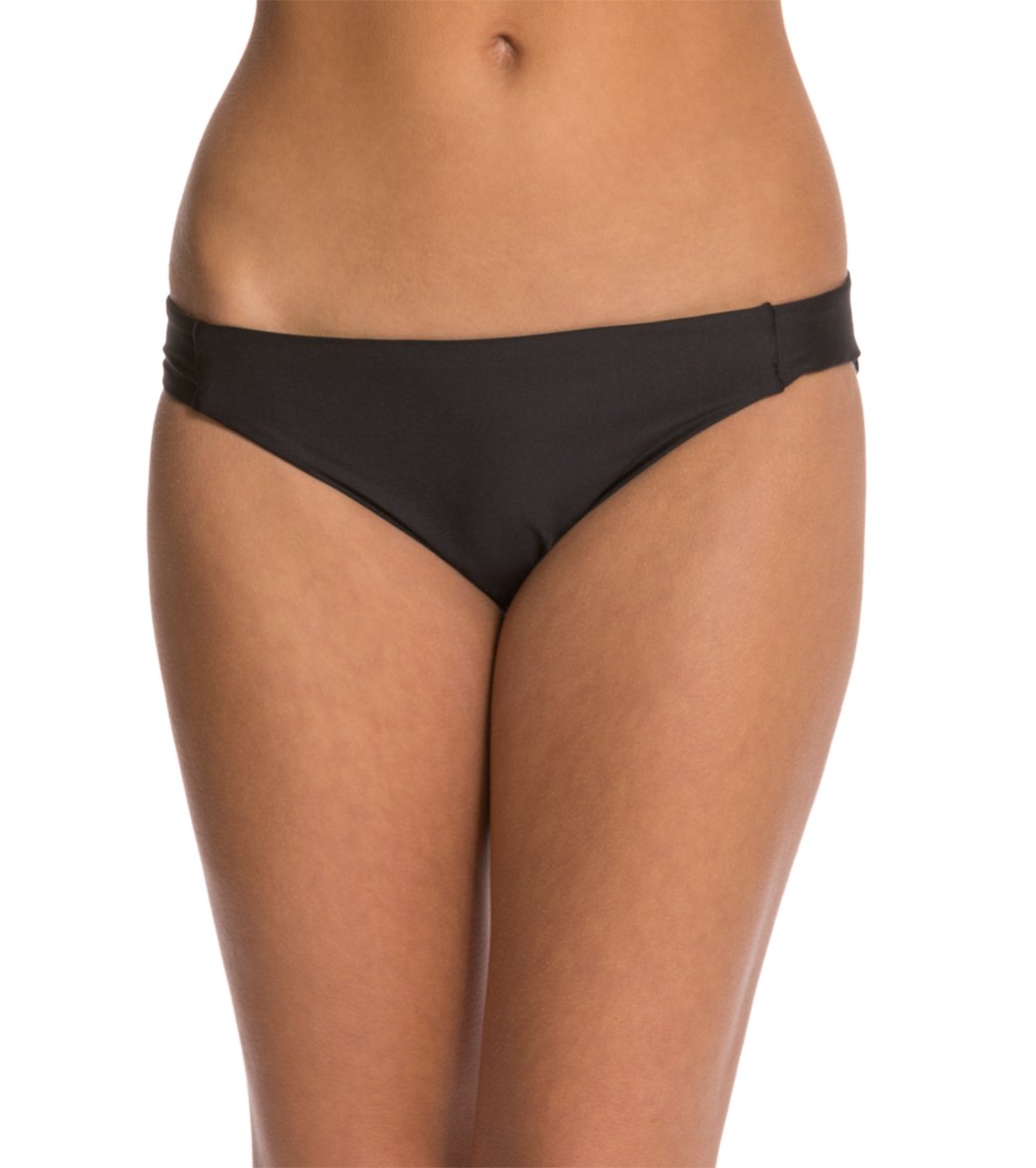 Luxe by Lisa Vogel Premiere Solid Tab Side Bikini Bottom