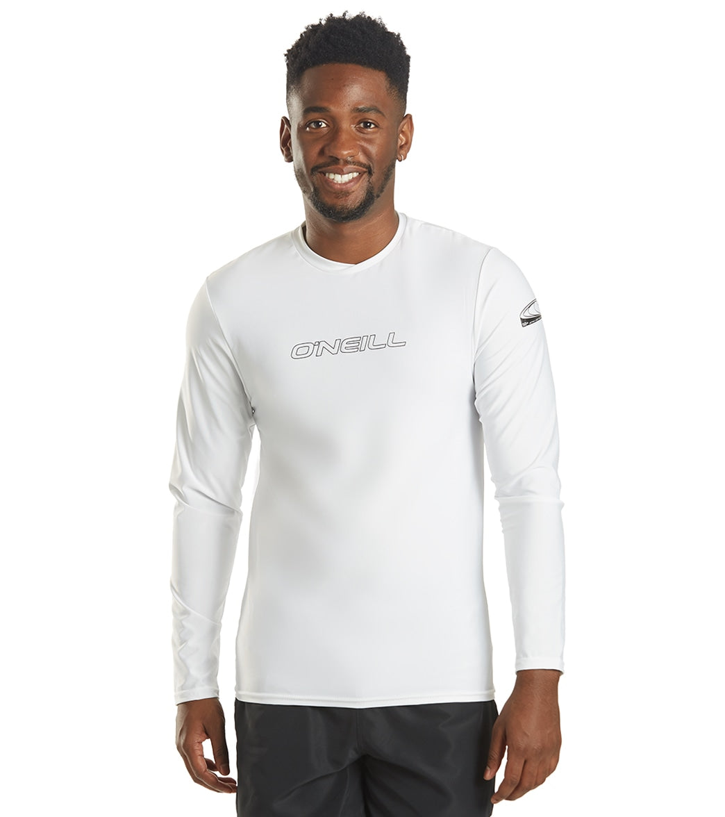 O'Neill Men's Basic Skins Long Sleeve Rash Tee at