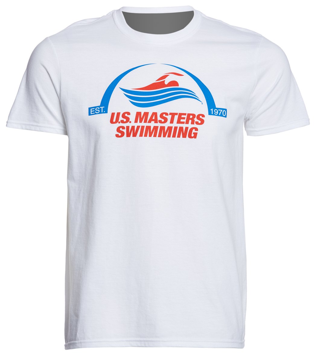 U.S. Masters Swimming USMS Mens Classic Crew Neck T-Shirt