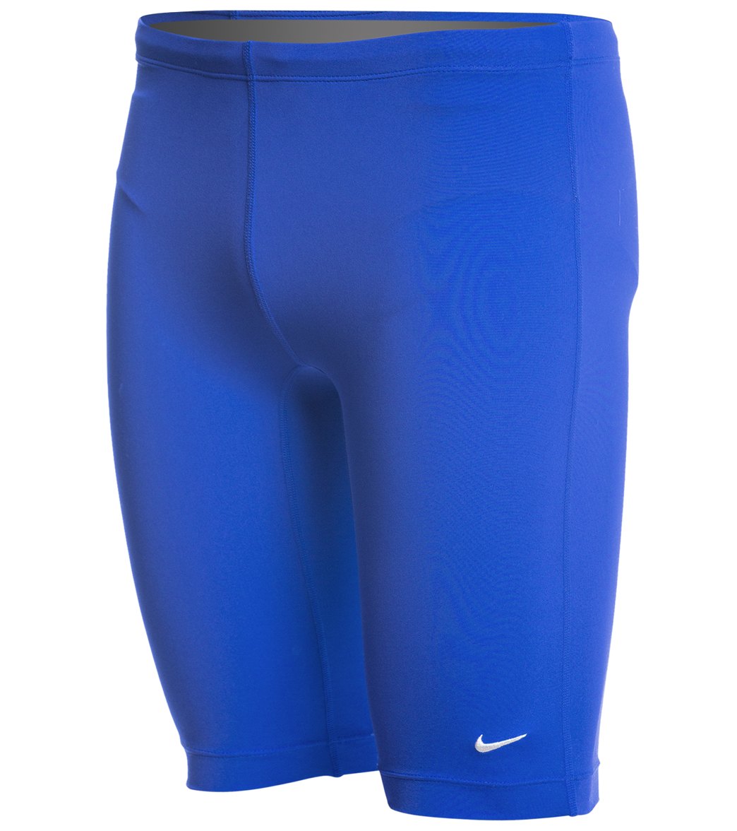 Nike Solid Poly Jammer Swimsuit at SwimOutlet.com