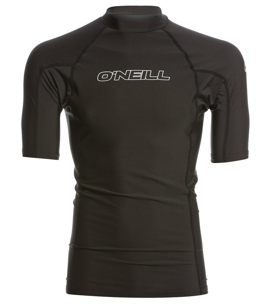ONeill Mens Basic Skins Short Sleeve Crew Rashguard