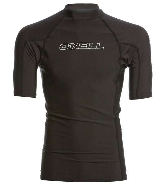 Men's Slim Fit Short Sleeve Rash Guard Swim Shirt - Goodfellow & Co™ Black  XXL
