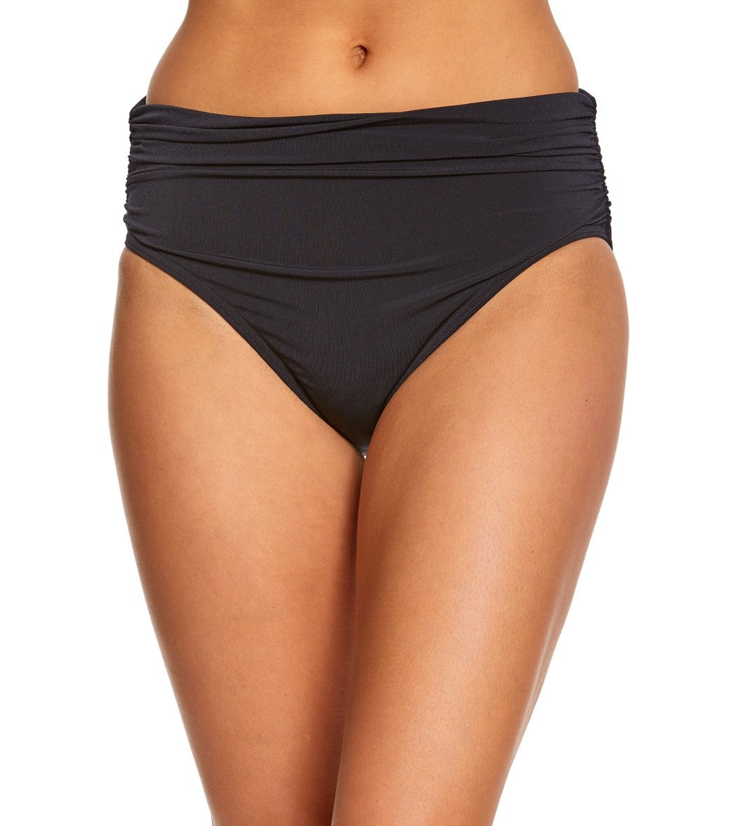 Magicsuit by Miraclesuit Solid Jersey Shirred Bikini Bottom