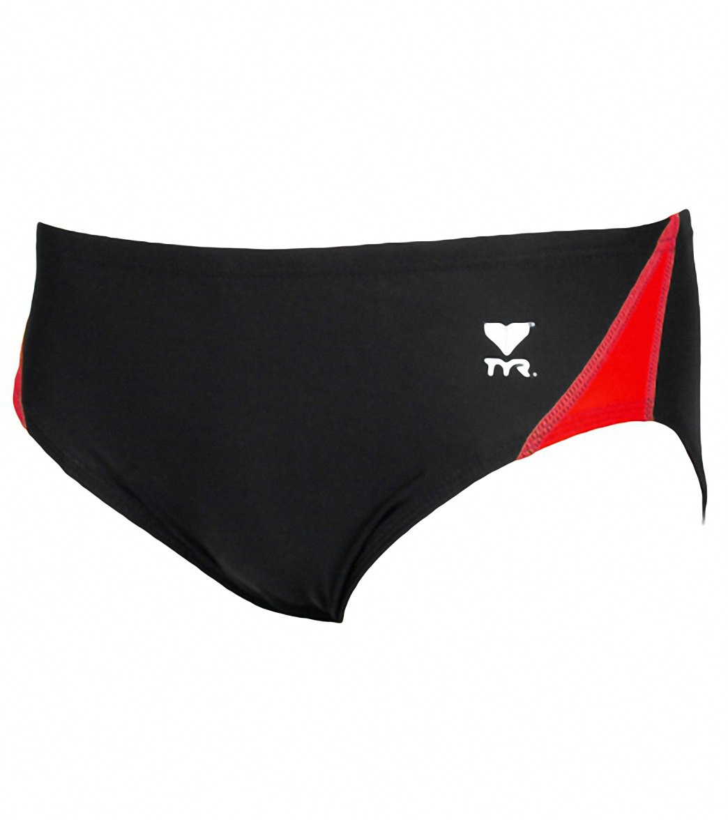 TYR Mens Alliance Splice Racer Brief Swimsuit