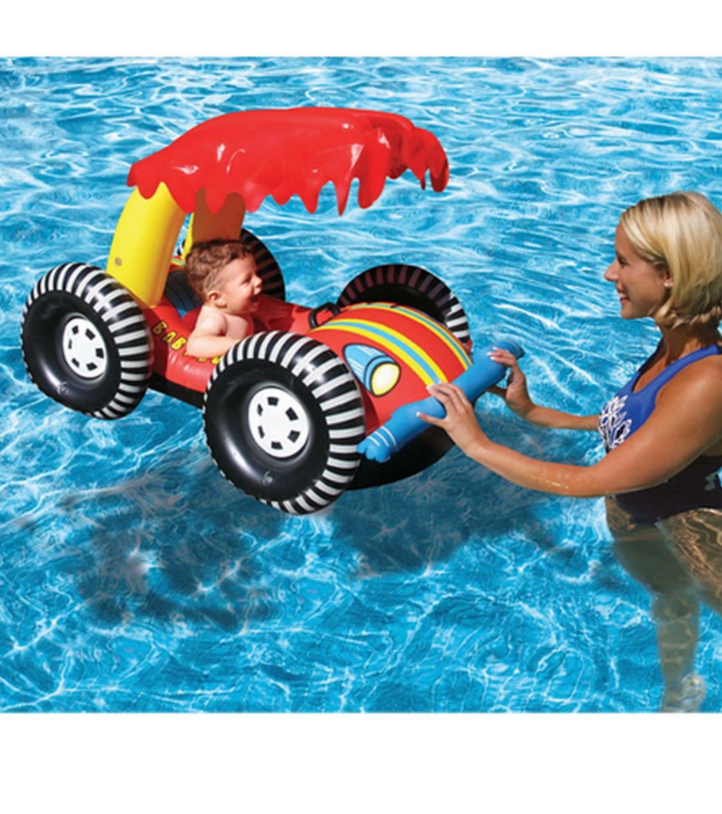 Float Rider Flotteur Piscine Bebe Poolmaster Baby Bear Float Rider With Canopy ...