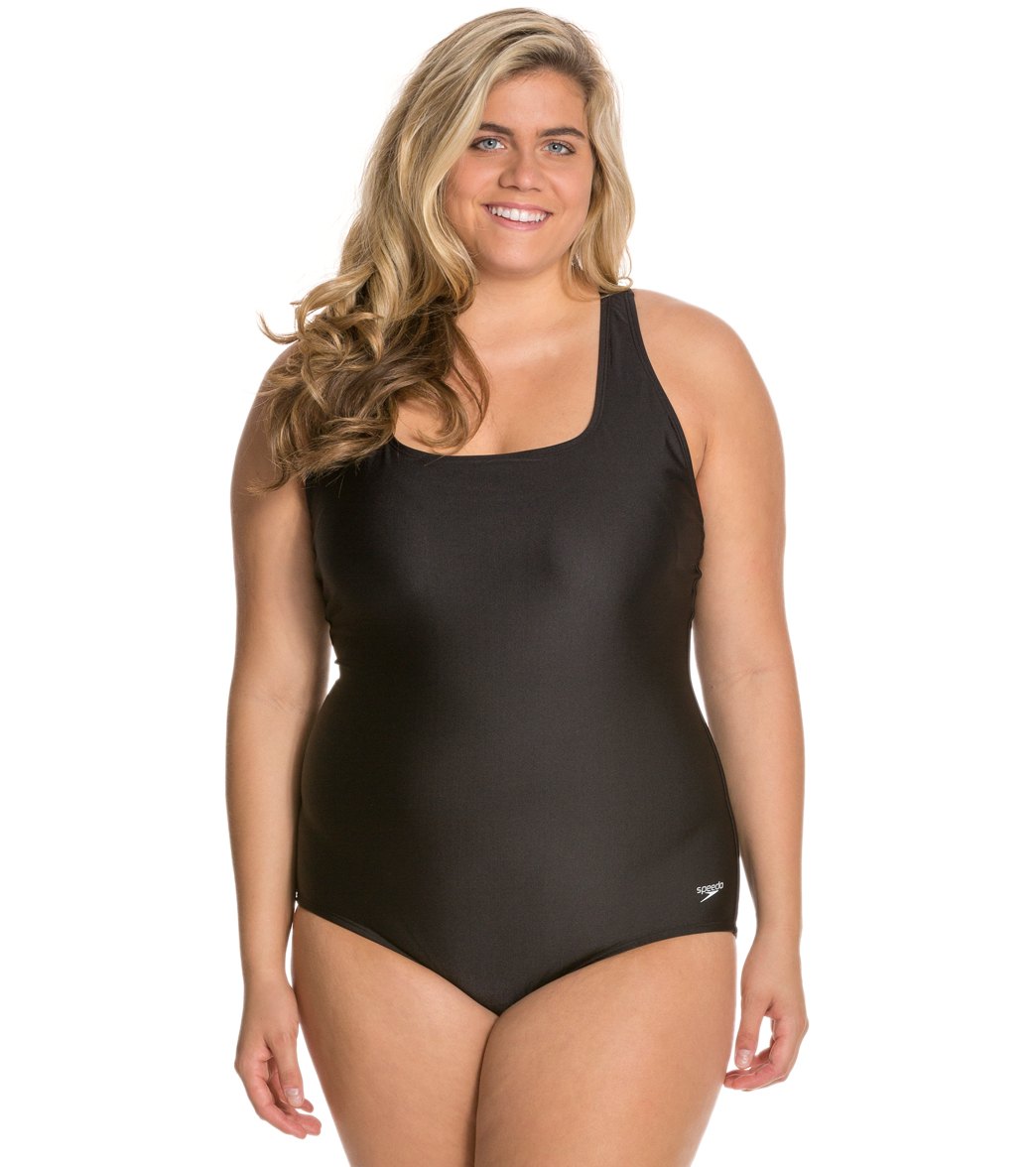 Thick Thighs Save Lives One Piece Swimsuit Plus Size. Black / Pink