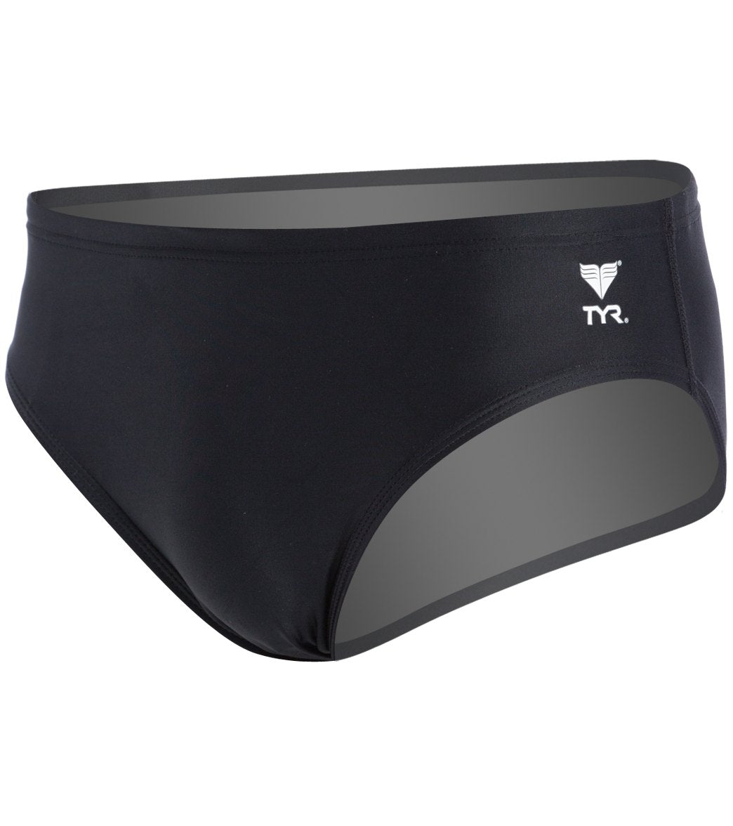 TYR Mens TYReco Solid Racer Brief Swimsuit