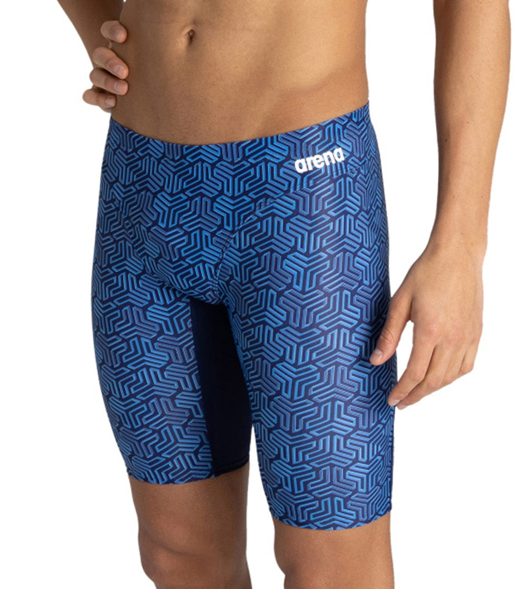 Arena Men's Kikko MaxLife Jammer Swimsuit NavyMulti Navy at