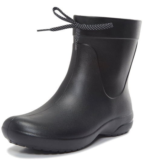 women's crocs freesail shorty rain boot