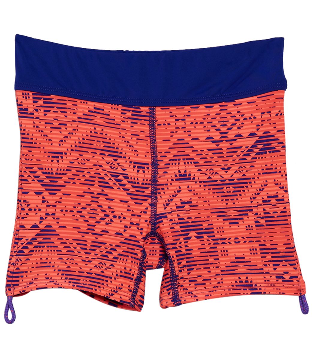 Traje De Baño Una Pieza TYR Quake Della Boyshort Mujer - Corte Boyshort, Cordones Laterales Ajustables Y Forro Completo