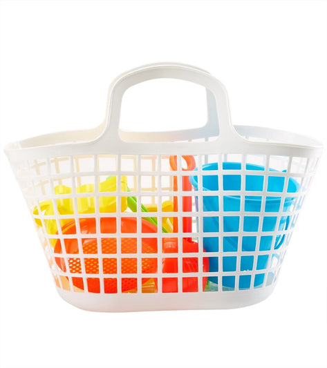 Sola White Basket of Sand Toys