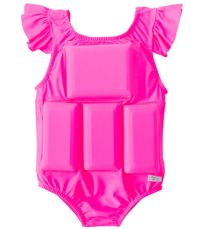 My Pool Pal Girls' Hot Pink Princess Floatation Swimsuit (Toddler, Little Kid)