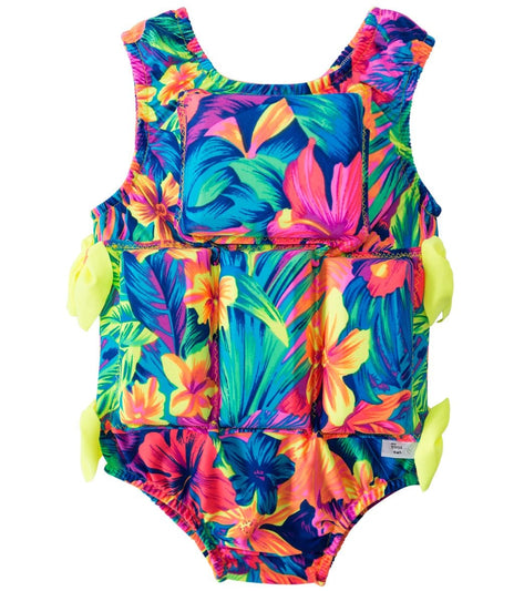 My Pool Pal Girls' Tahitian Floral Floatation Swimsuit