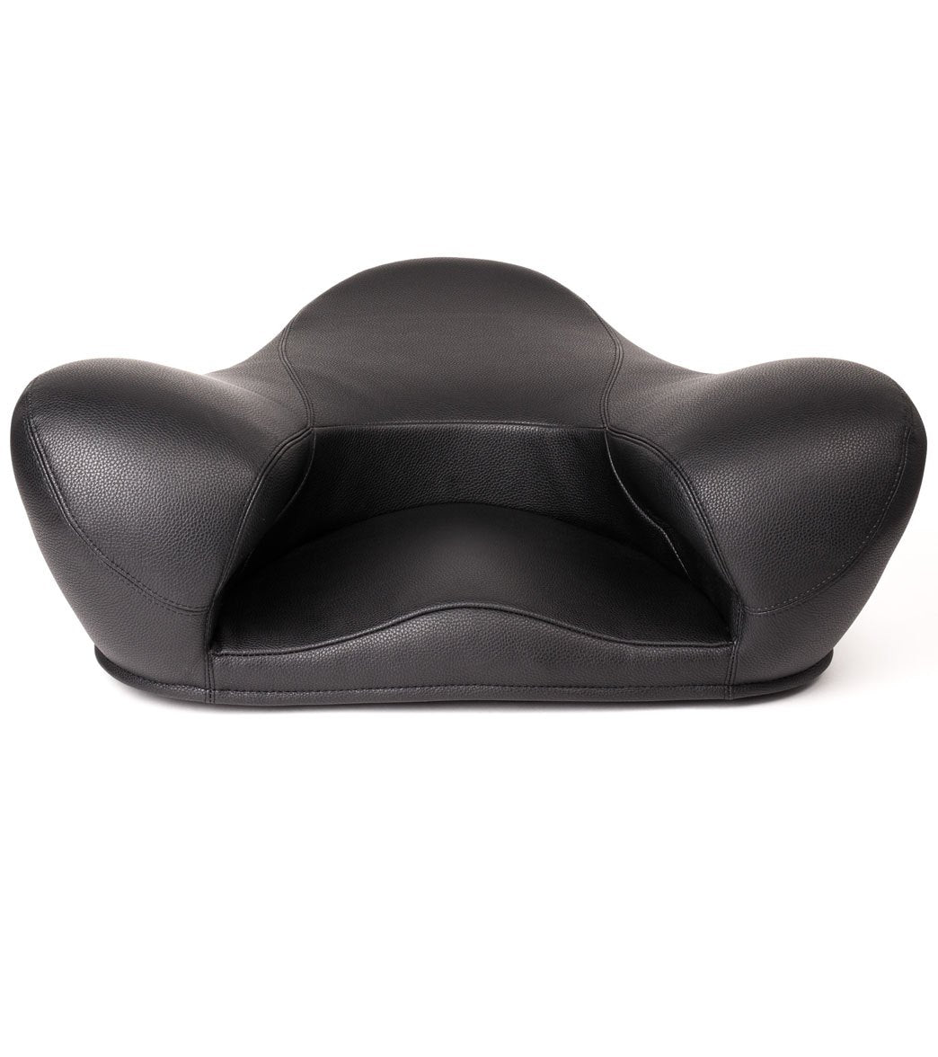Alexia Meditation Seat Yoga Cushion Vegan Leather Black at