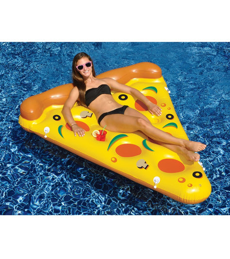 Swimline Inflatable Pool Pizza Slice Ride-On Pool Float