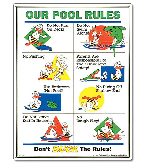 Poolmaster Sign-