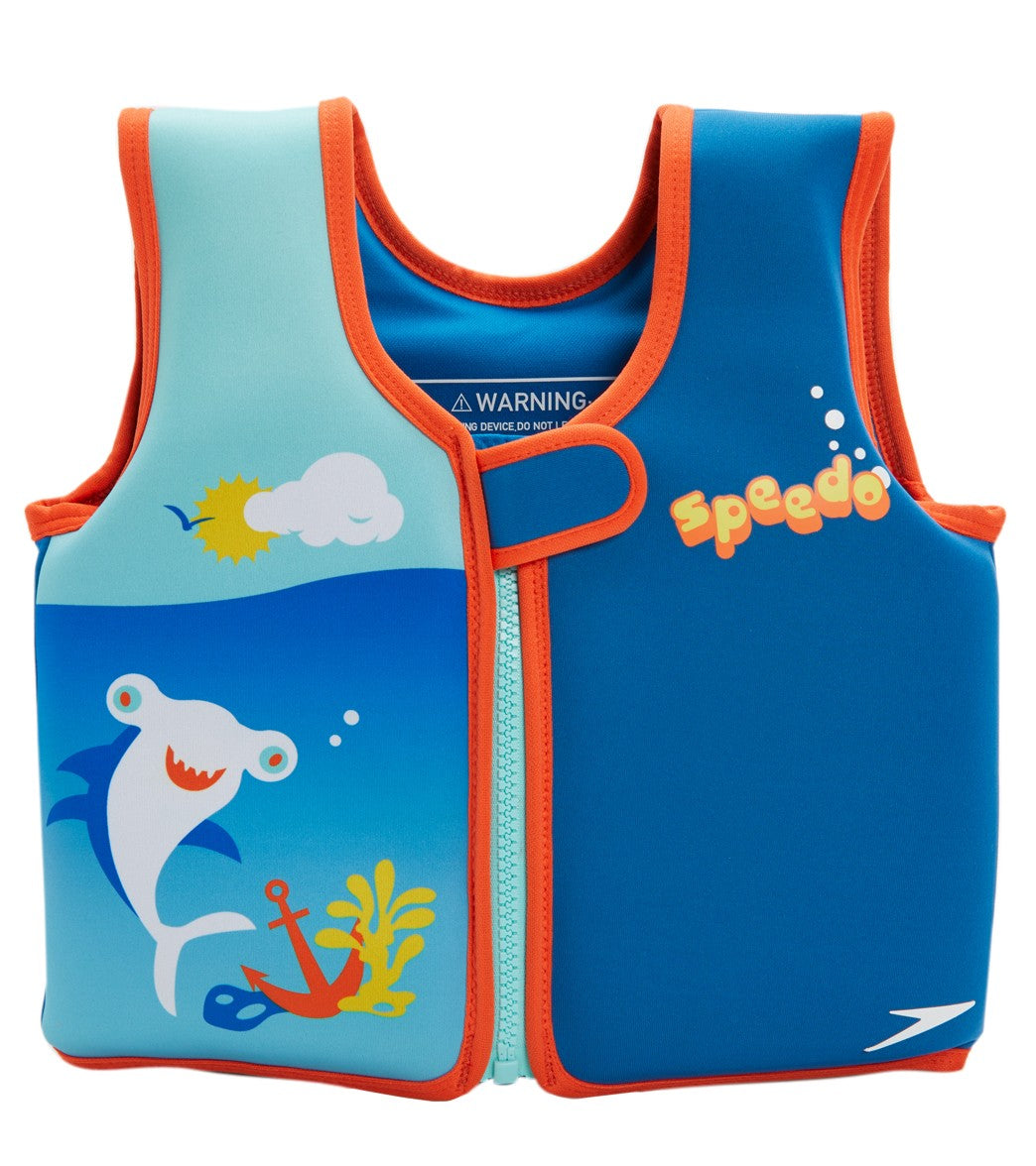 Speedo Boys' Learn To Swim Printed Neoprene Swim Vest (2yrs-6yrs
