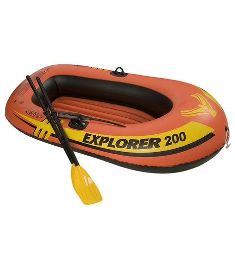 Intex 2 Person Explorer Boat Set w/ Pump & Oars