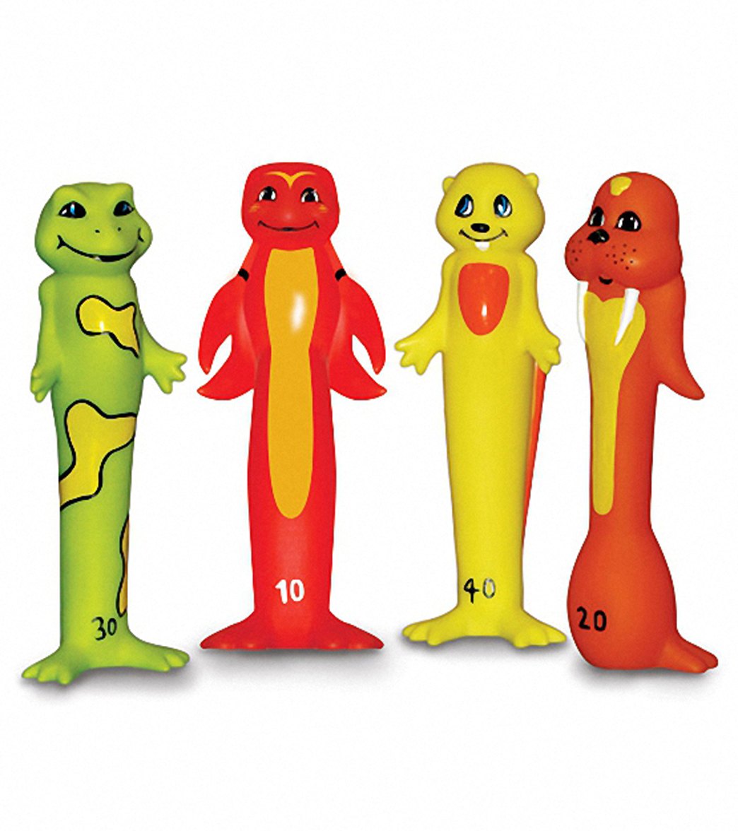 Poolmaster Soft Funny Dive Animals (Set of 4) at