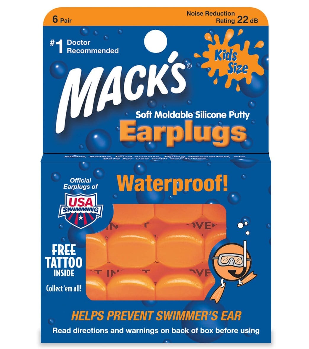 Mack's Soft Moldable Silicone Putty Ear Plugs Kids Size at